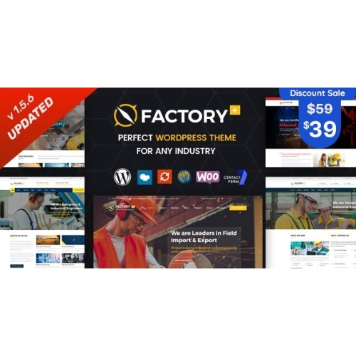 Factory Plus – Sanayi ve İnşaat WordPress Teması
