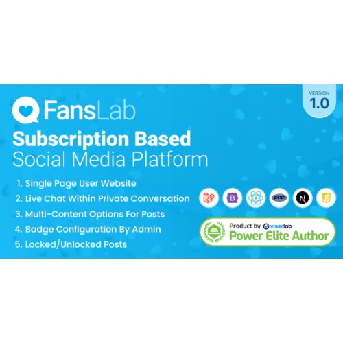 FansLab – Abonelik Tabanlı Sosyal Medya Platformu