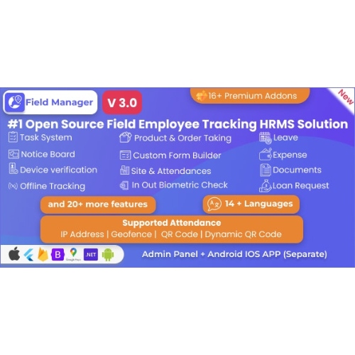 Saha Müdürü | Çalışanların Gerçek Zamanlı ve Çevrimdışı Takibi, Görevler, Ürün Siparişi, IP, QR, Geofence HRMS