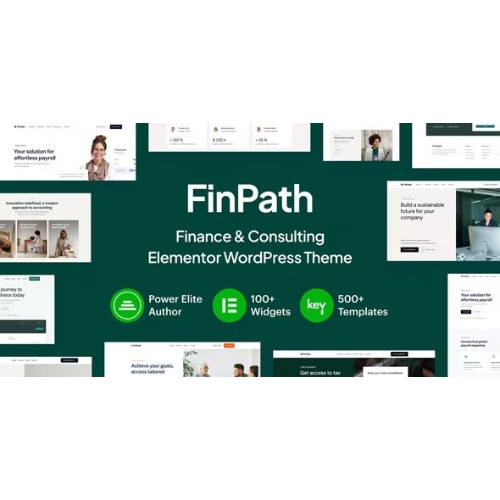 FinPath – Finans ve Danışmanlık Elementor WordPress Teması