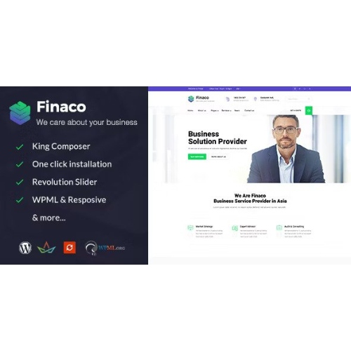 Finaco – Danışmanlık ve İşletme WordPress Teması