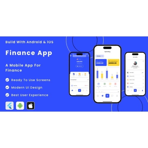 Finans Uygulaması – Flutter Mobil Uygulama Şablonu