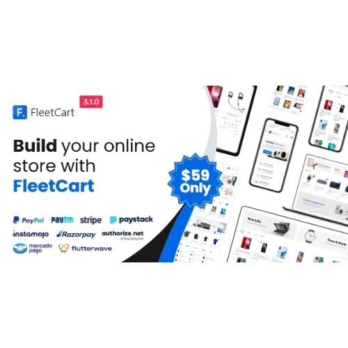 FleetCart – Laravel E-Ticaret Sistemi