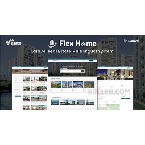 Flex Home – Laravel Gayrimenkul Çok Dilli Sistem