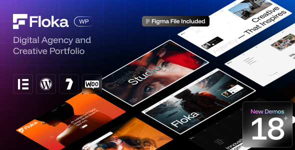 Floka – Dijital Ajans ve Portföy WordPress Teması