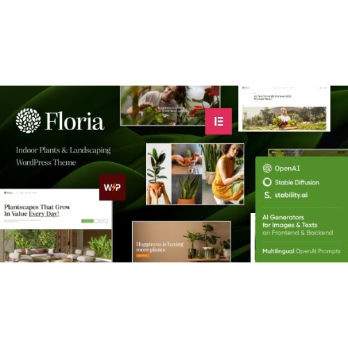 Floria — Bahçecilik ve Peyzaj WordPress Teması