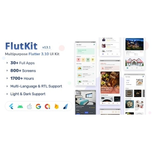 FlutKit – Flutter ve Figma Kullanıcı Arayüzü Kiti