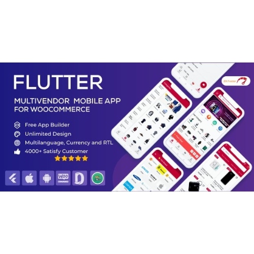 WooCommerce için Flutter Çok Satıcılı Mobil uygulaması