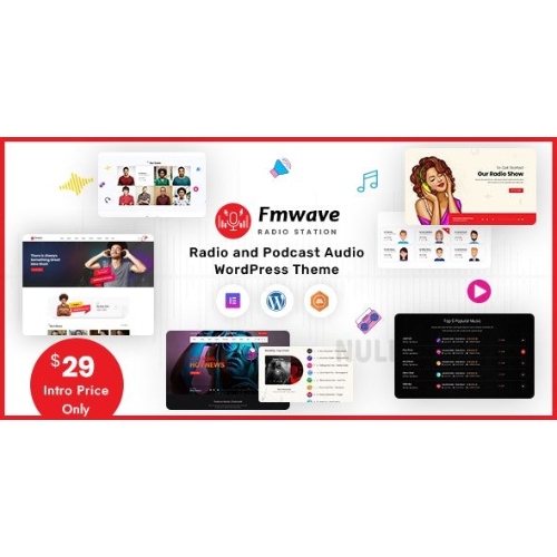 Fmwave – Radyo İstasyonu WordPress Teması + RTL
