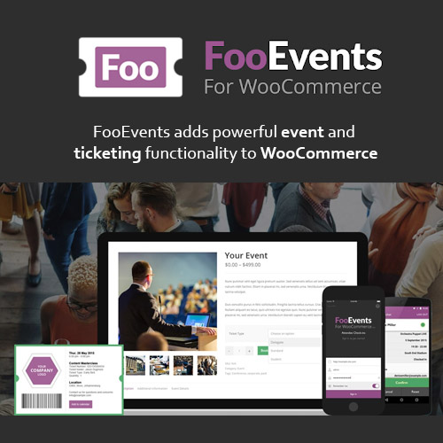 WooCommerce için FooEvents WooCommerce için FooEvents - Görsel 1