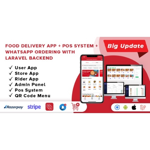 Yemek Teslimatı Uygulaması – Tamamen Kullanıma Hazır MultiStore Mobil Uygulaması (Android, ios) + Web Sitesi Yemek Teslimatı Uygulaması – Tamamen Kullanıma Hazır MultiStore Mobil Uygulaması (Android, ios) + Web Sitesi - Görsel 1