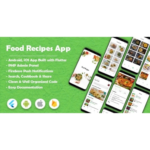 Yemek Tarifleri Flutter Uygulaması (Android ve iOS) Yemek Tarifleri Flutter Uygulaması (Android ve iOS) - Görsel 1