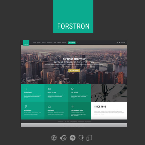 Forstron – Yasal İşletme WordPress Teması