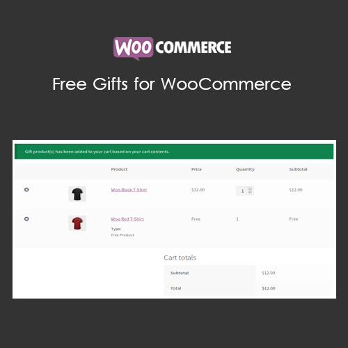 WooCommerce için Ücretsiz Hediyeler