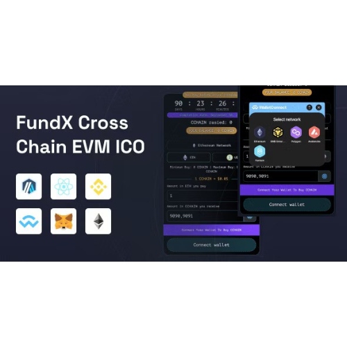 FonX | Çapraz Zincir EVM Web 3 ICO (Satış Öncesi) dApp + Akıllı Sözleşmeler