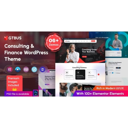 GTBUS – Danışmanlık ve Finans WordPress Teması
