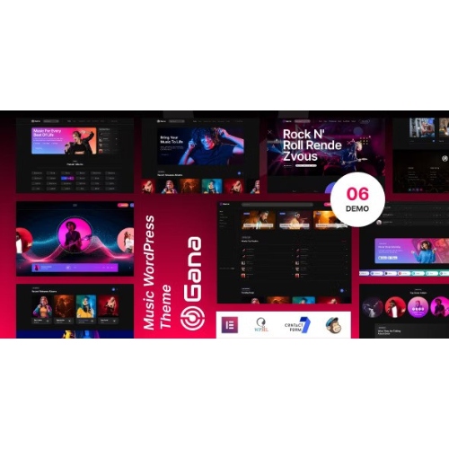Gana – Müzik ve Etkinlik WordPress Teması