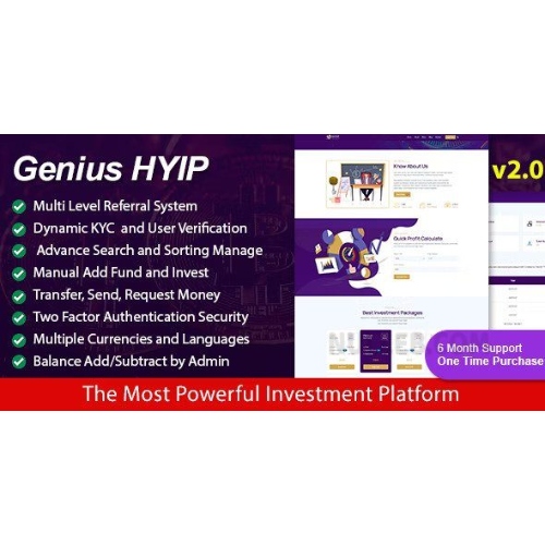 Genius HYIP – Hepsi Bir Arada Yatırım Platformu