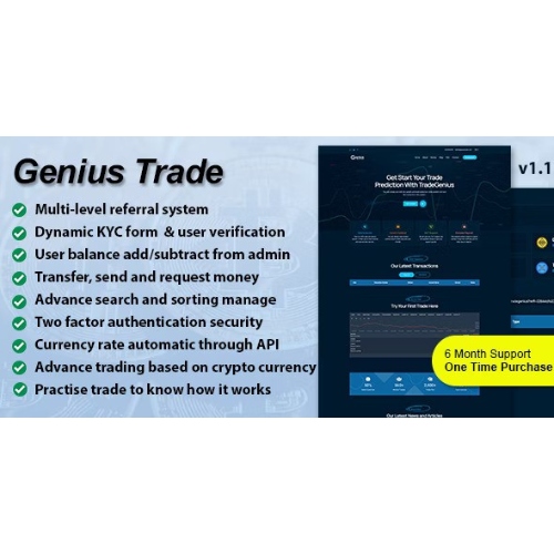 Genius Trade - Gelişmiş Ticaret Platformu