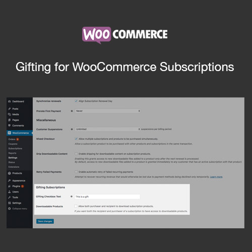 WooCommerce Abonelikleri için Hediye Verme WooCommerce Abonelikleri için Hediye Verme - Görsel 1