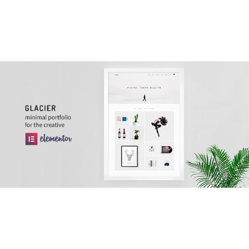 Glacier – Minimal WordPress Portföy Teması