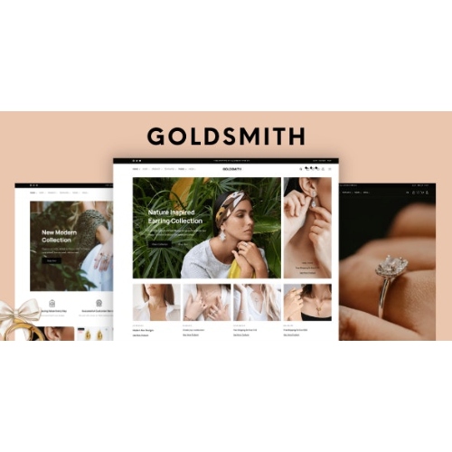 GoldSmith – Kuyumcu Mağazası WooCommerce Elementor Teması