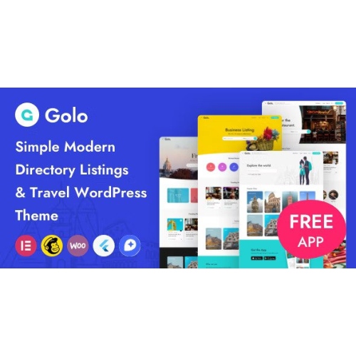 Golo – Rehber ve Listeleme, Seyahat WordPress Teması