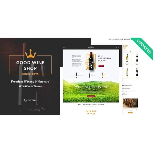 İyi Şarap | Bağ ve Şaraphane Mağazası WordPress Teması