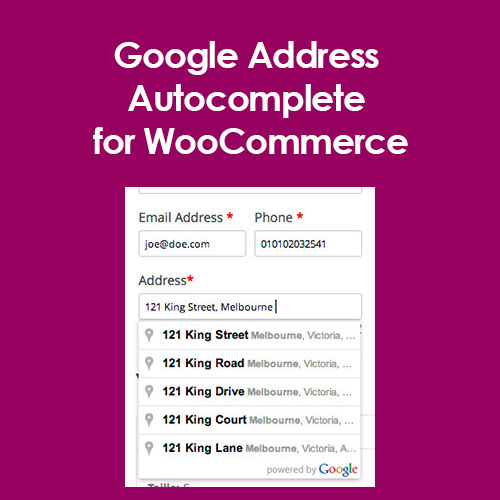 WooCommerce için Google Adresi Otomatik Tamamlama WooCommerce için Google Adresi Otomatik Tamamlama - Görsel 1