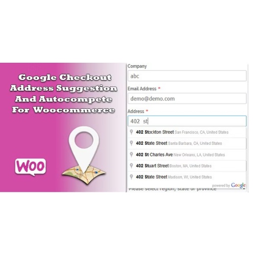 WooCommerce İçin Google Checkout Adresi Önerisi ve Otomatik Tamamlama WooCommerce İçin Google Checkout Adresi Önerisi ve Otomatik Tamamlama - Görsel 1