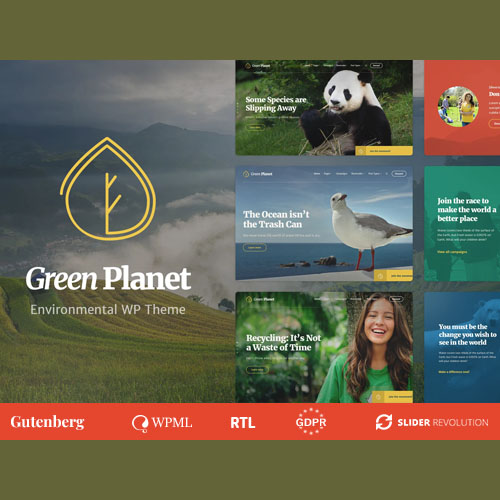 Ekoloji ve Çevre WordPress Teması – Yeşil Gezegen