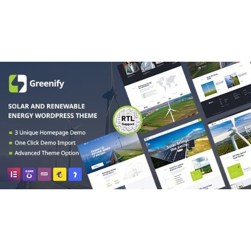 Yeşilleştir | Güneş ve Yenilenebilir Enerji WordPress Teması