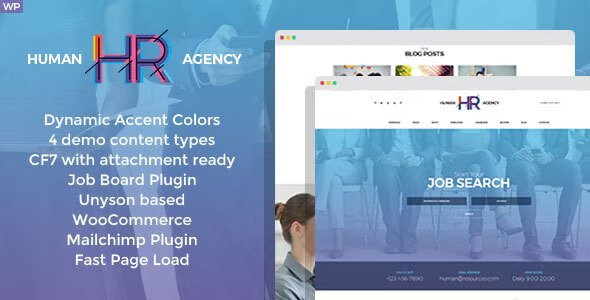 HR Human Consult – Arama ve İşe Alma WordPress Teması