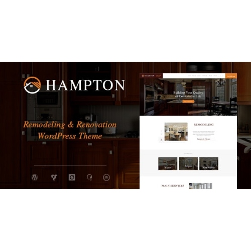 Hampton | Ev Tasarımı ve Yenileme WordPress Teması