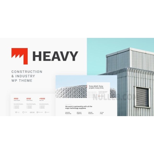 Heavy – İnşaat ve Endüstriyel WordPress Teması