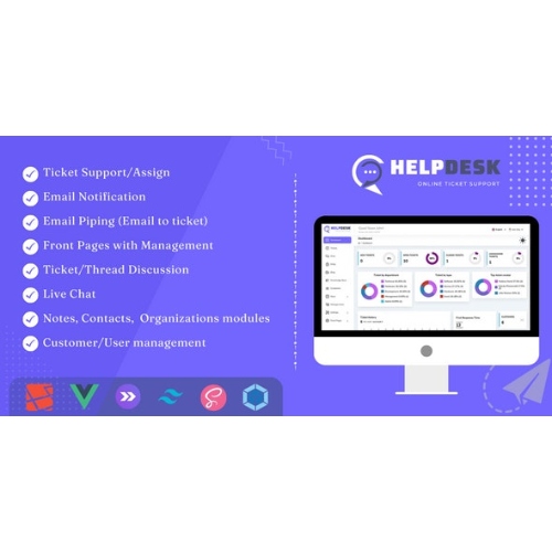 HelpDesk – Web Siteli Çevrimiçi Bilet Sistemi – bilet desteği ve yönetimi