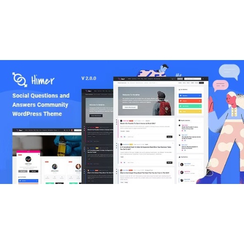 Himer – Sosyal Sorular ve Cevaplar WordPress Teması