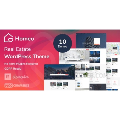 Homeo – Emlak WordPress Teması
