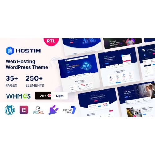 Hostim – WHMCS ile Web Hosting WordPress Teması
