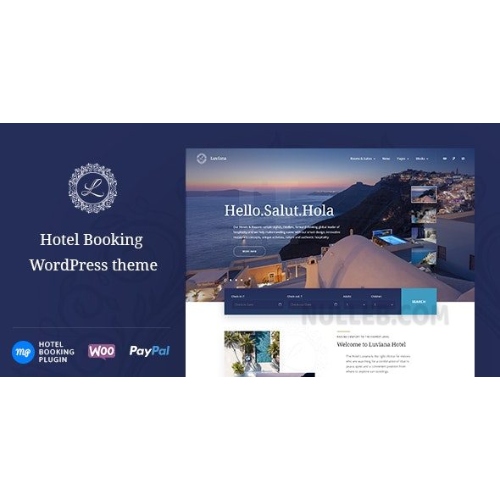 Otel Rezervasyonu WordPress Teması – Luviana