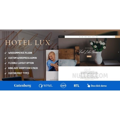 Hotel Lux – Resort & SPA WordPress Teması