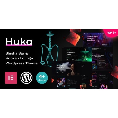 Huka – Nargile Bar ve Nargile Salonu WordPress Teması