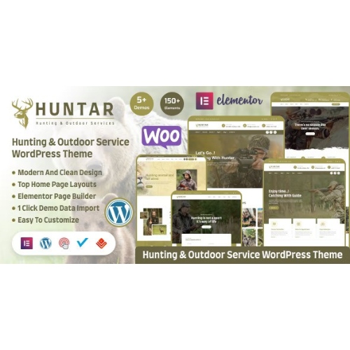 Huntar – Avcılık ve Açık Hava WordPress Teması