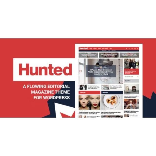 Hunted – Akıcı Bir Editoryal Dergi Teması