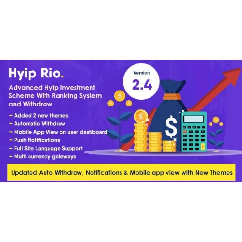Hyip Rio – Sıralama Sistemi ve Otomatik Para Çekme Özellikli Gelişmiş Hyip Yatırım Programı