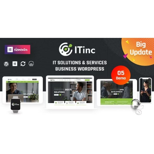 ITInc – Teknoloji ve BT Çözümleri WordPress Teması ITInc – Teknoloji ve BT Çözümleri WordPress Teması - Görsel 1