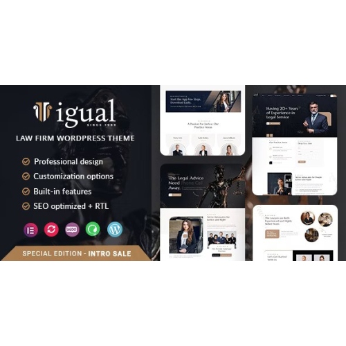 Igual – Hukuk Bürosu WordPress Teması