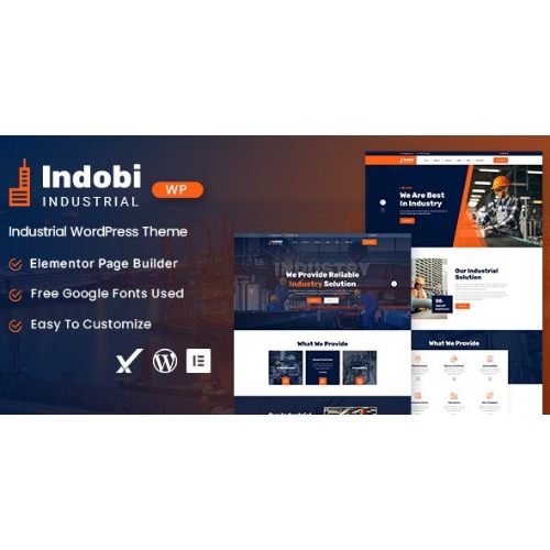 Indobi – Endüstriyel WordPress Teması