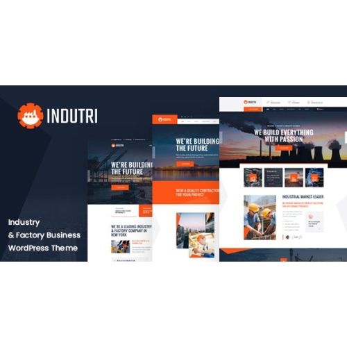 Indutri – Fabrika ve Endüstriyel WordPress Teması