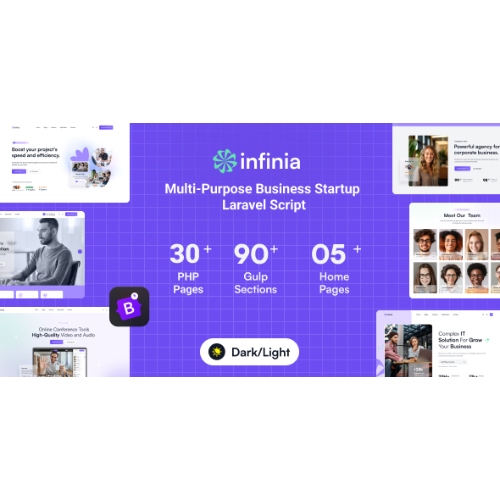 Infinia – Çok Amaçlı İşletme Danışmanlığı Startup Laravel Scripti
